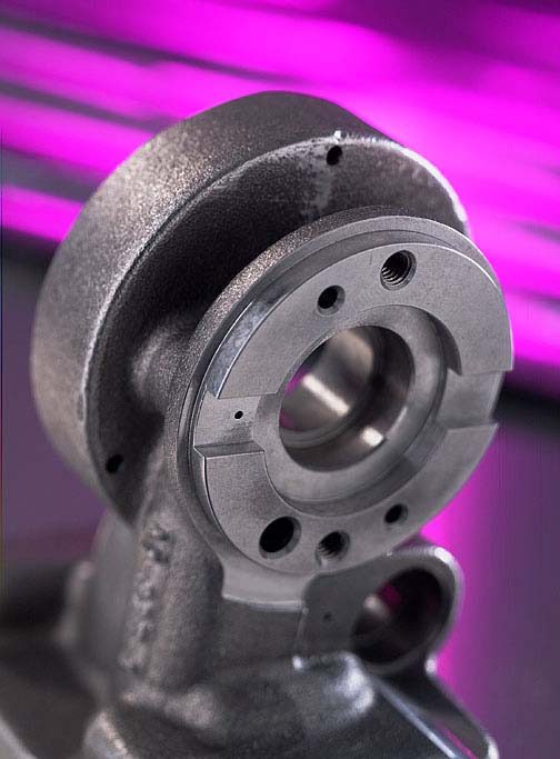 Precision-machined bearing housing